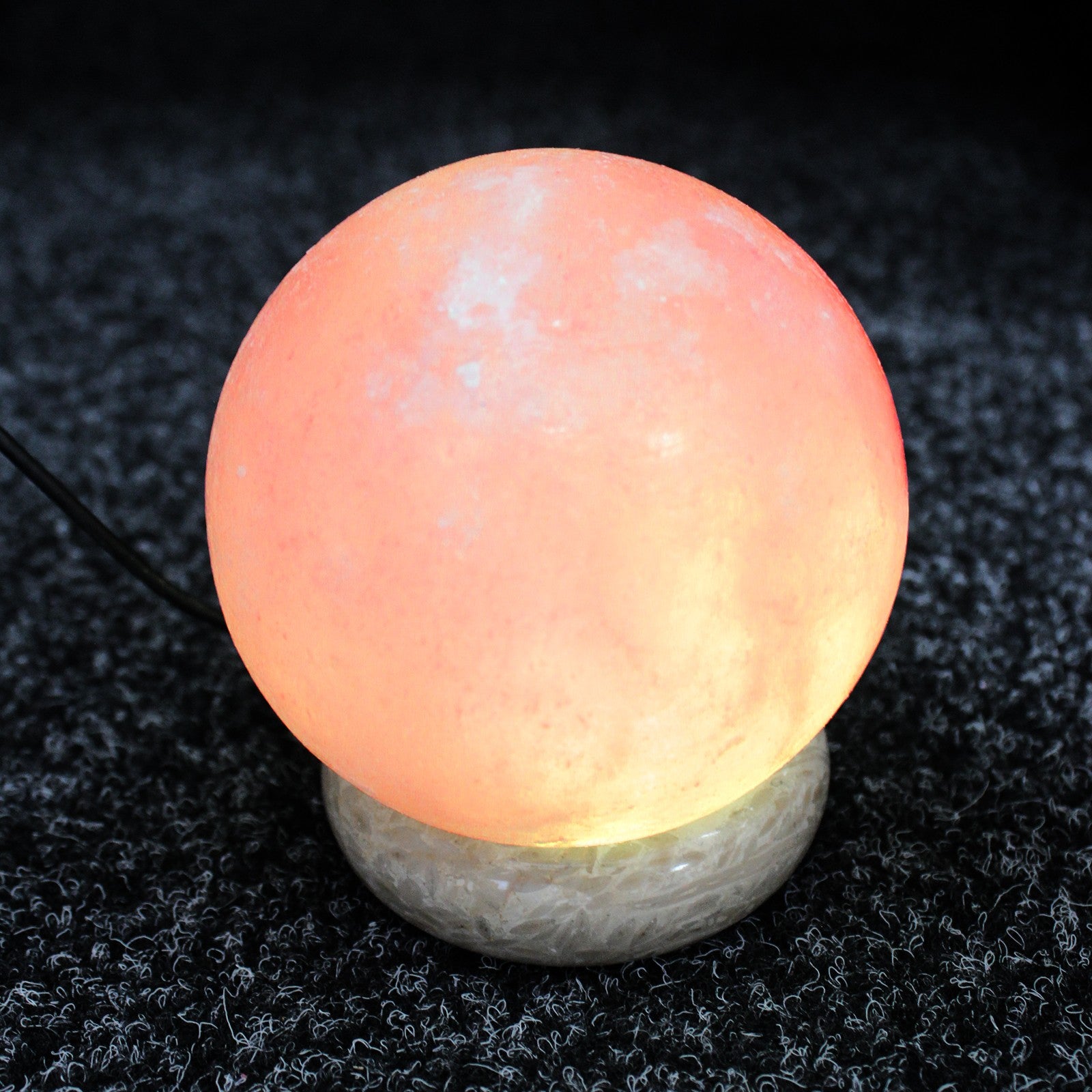 Earthstore® Quality USB Ball Salt Lamp - 8 cm (WHITE)