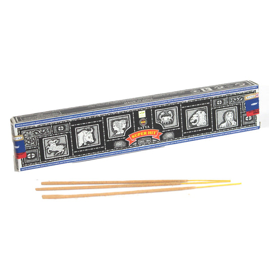 Earthstore® Nag Champa SUPER HIT - Pack of 12 sticks (15g) by Satya