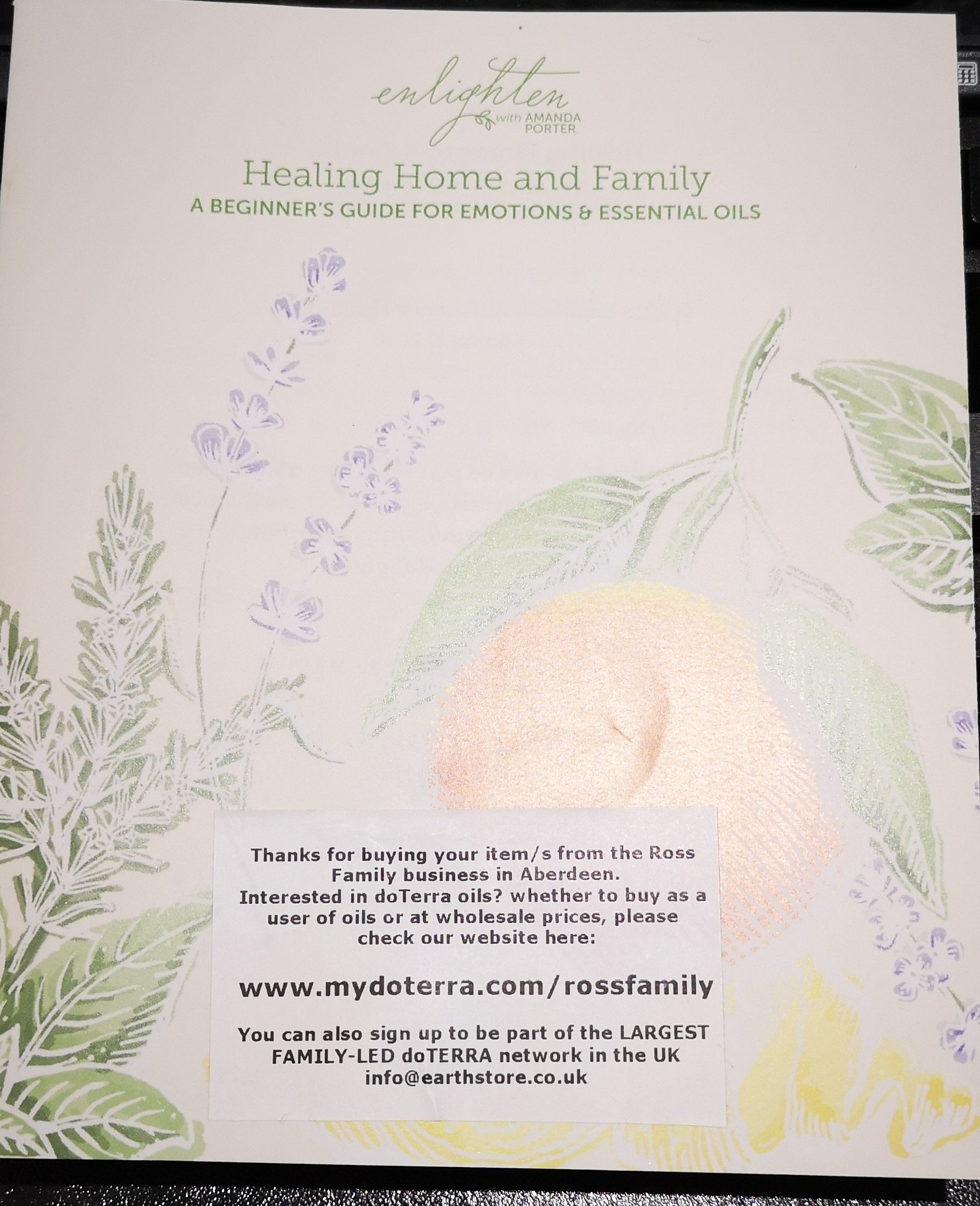 Earthstore® PRICE - Healing Home and Family Booklet