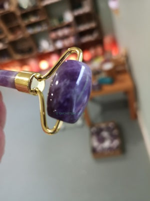 Earthstore® Facial Skin Roller - Amethyst Crystal- High Grade Crystal