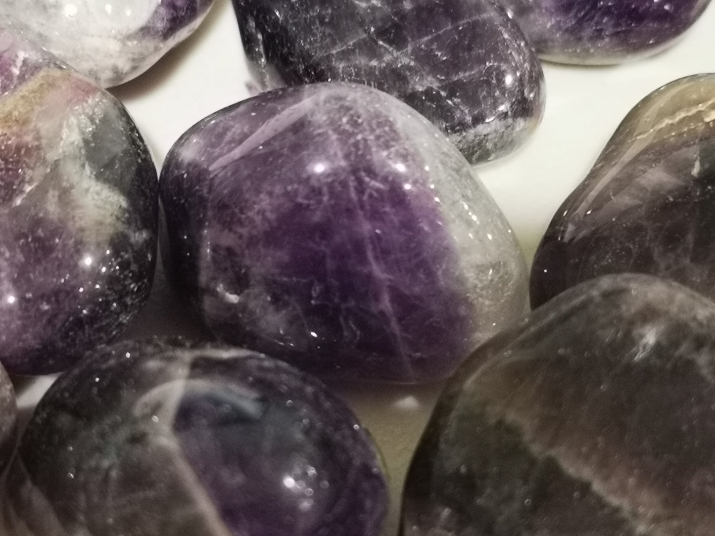 Earthstore® Amethyst - Tumblestone (South Africa) (A Grade) (LARGE 27-37mm)