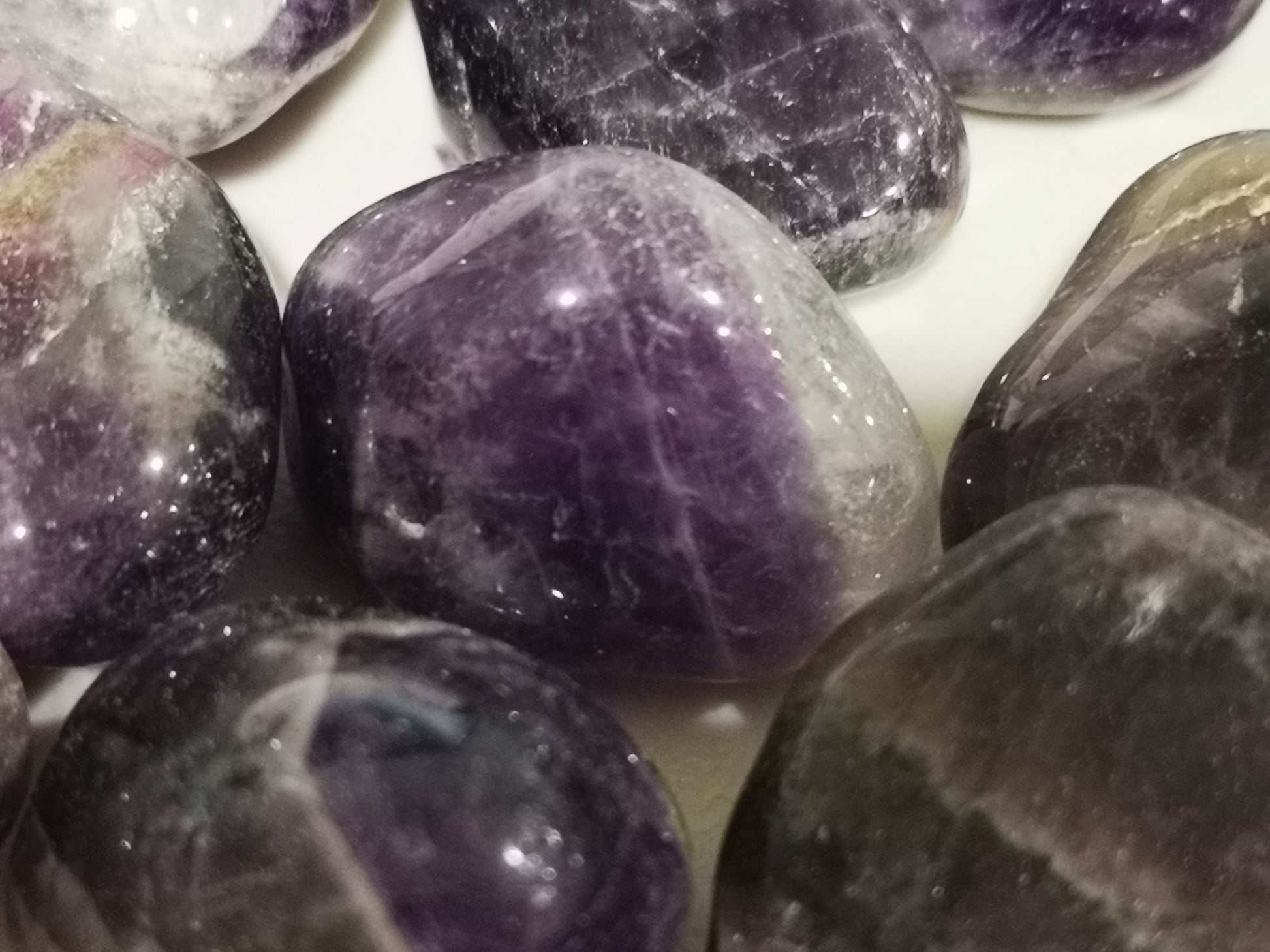 Earthstore® Amethyst - Tumblestone (South Africa) (A Grade) (LARGE 27-37mm)