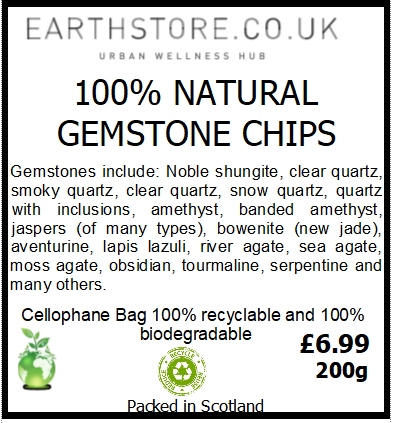 Earthstore® Crystal Gemstone chips x 50g, 100g, 200g,300g packs