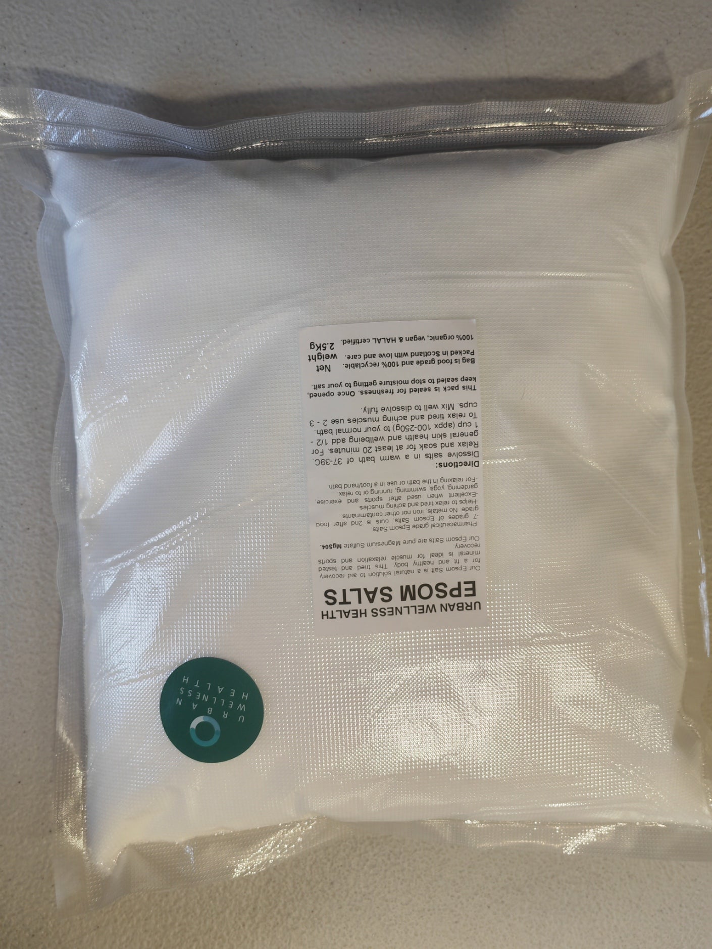 Earthstore® Epsom Salt Bath Crystals – Muscle Relief, Relaxation & Foot Soak – Food Grade – 1kg 2.5kg 5kg