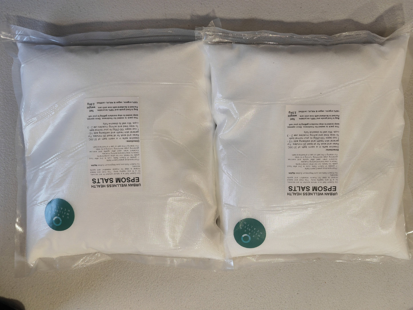Earthstore® Epsom Salt Bath Crystals – Muscle Relief, Relaxation & Foot Soak – Food Grade – 1kg 2.5kg 5kg