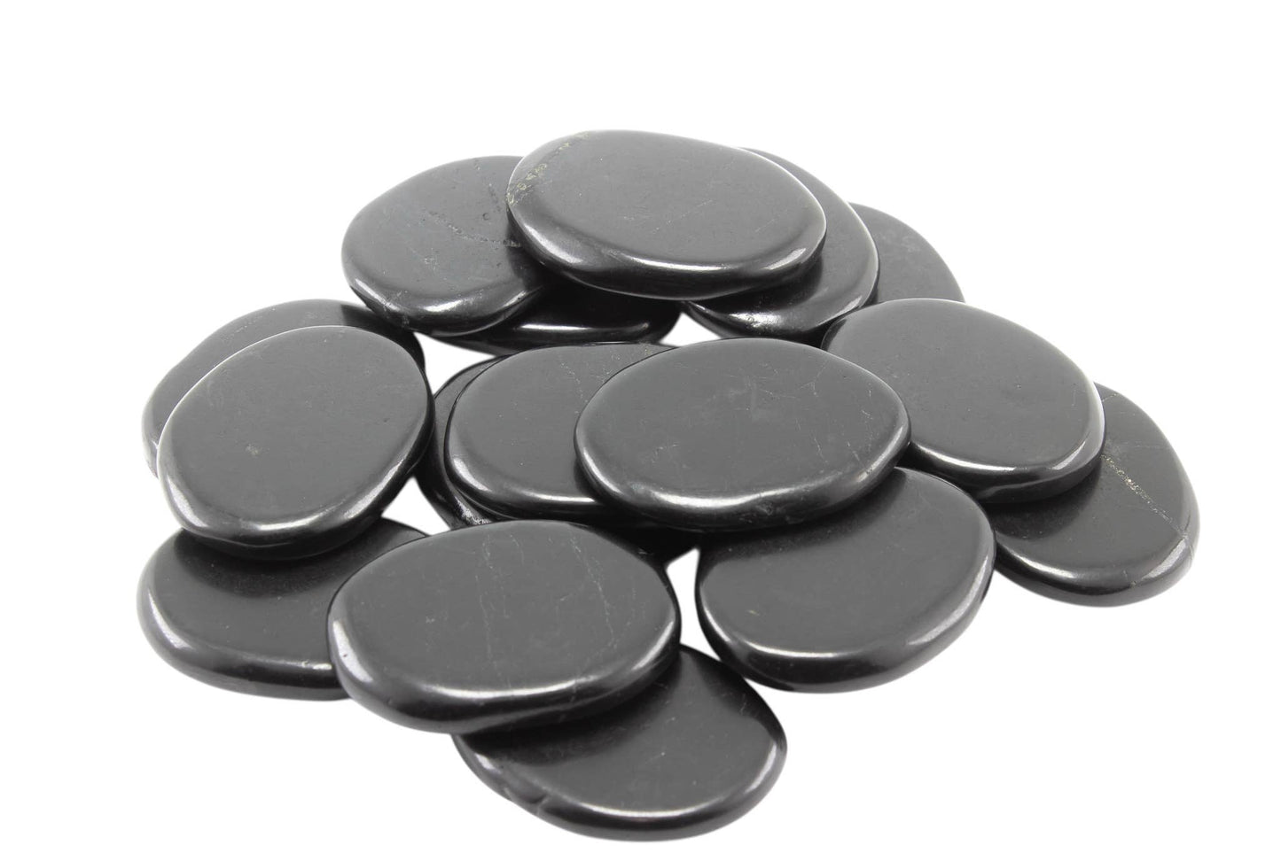 Shungite Palm Stone, Large | AA Grade | Stress, Protection & Grounding - Healing