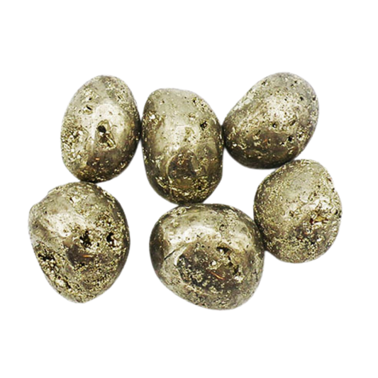 Pyrite Druzy Tumblestones AA Grade (mini spheres)