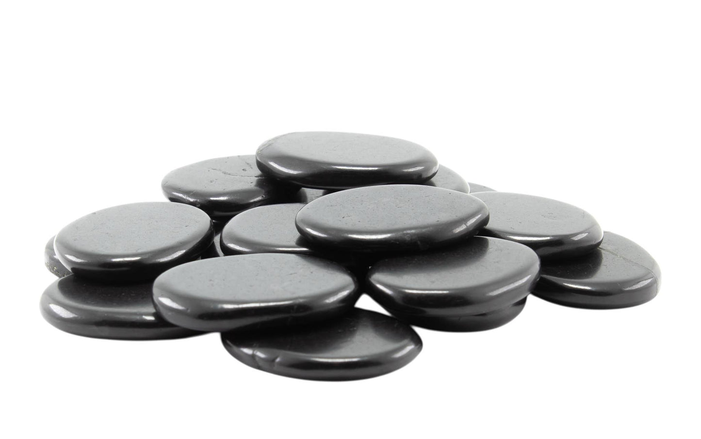 Shungite Palm Stone, Large | AA Grade | Stress, Protection & Grounding - Healing