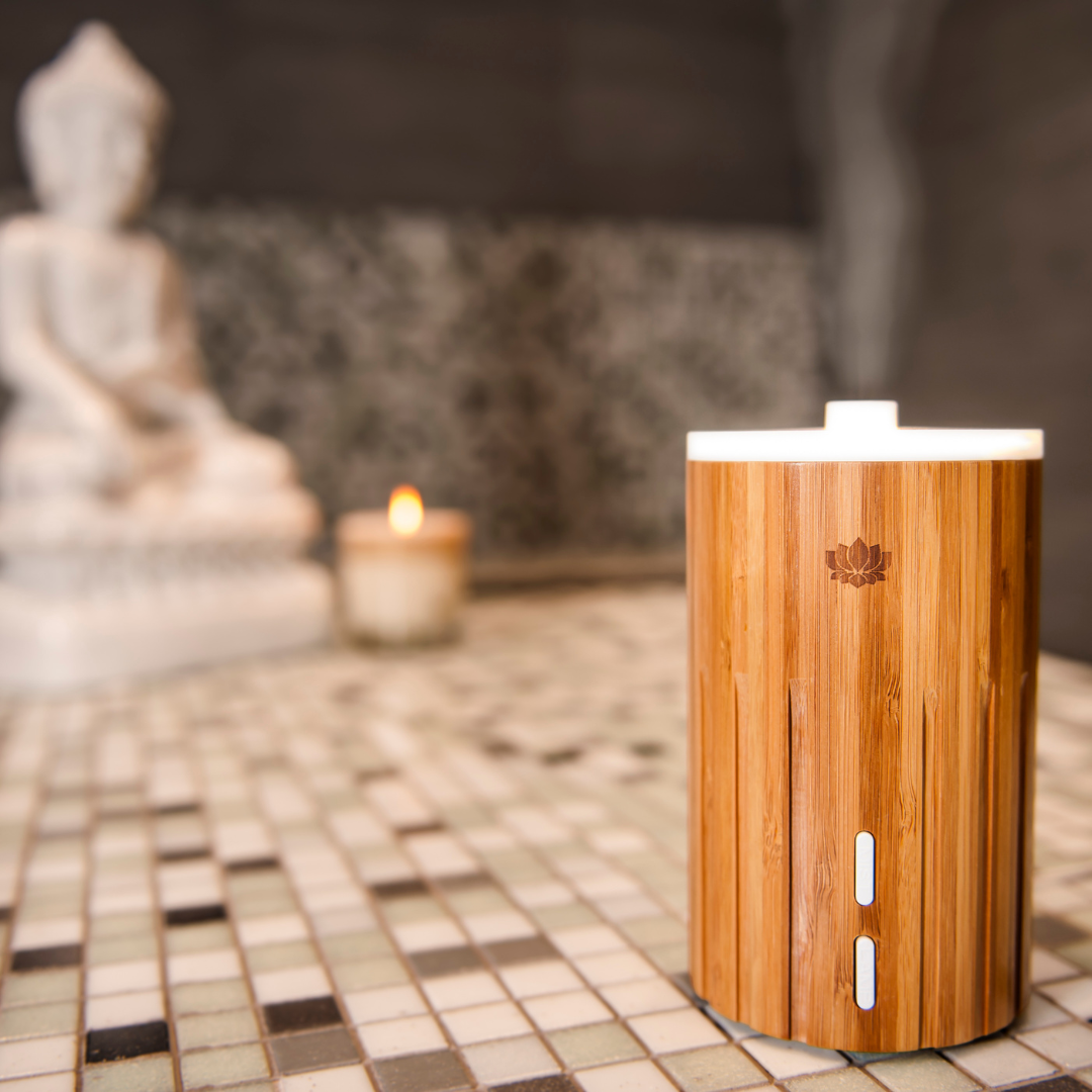 Earthstore® Made By Zen ESTA Ultrasonic Aroma Diffuser Sustainable Bamboo like Neals Yard