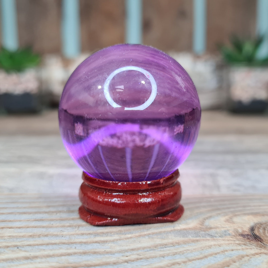 Earthstore® Asian Quartz Crystal Healing Ball - multiple colours