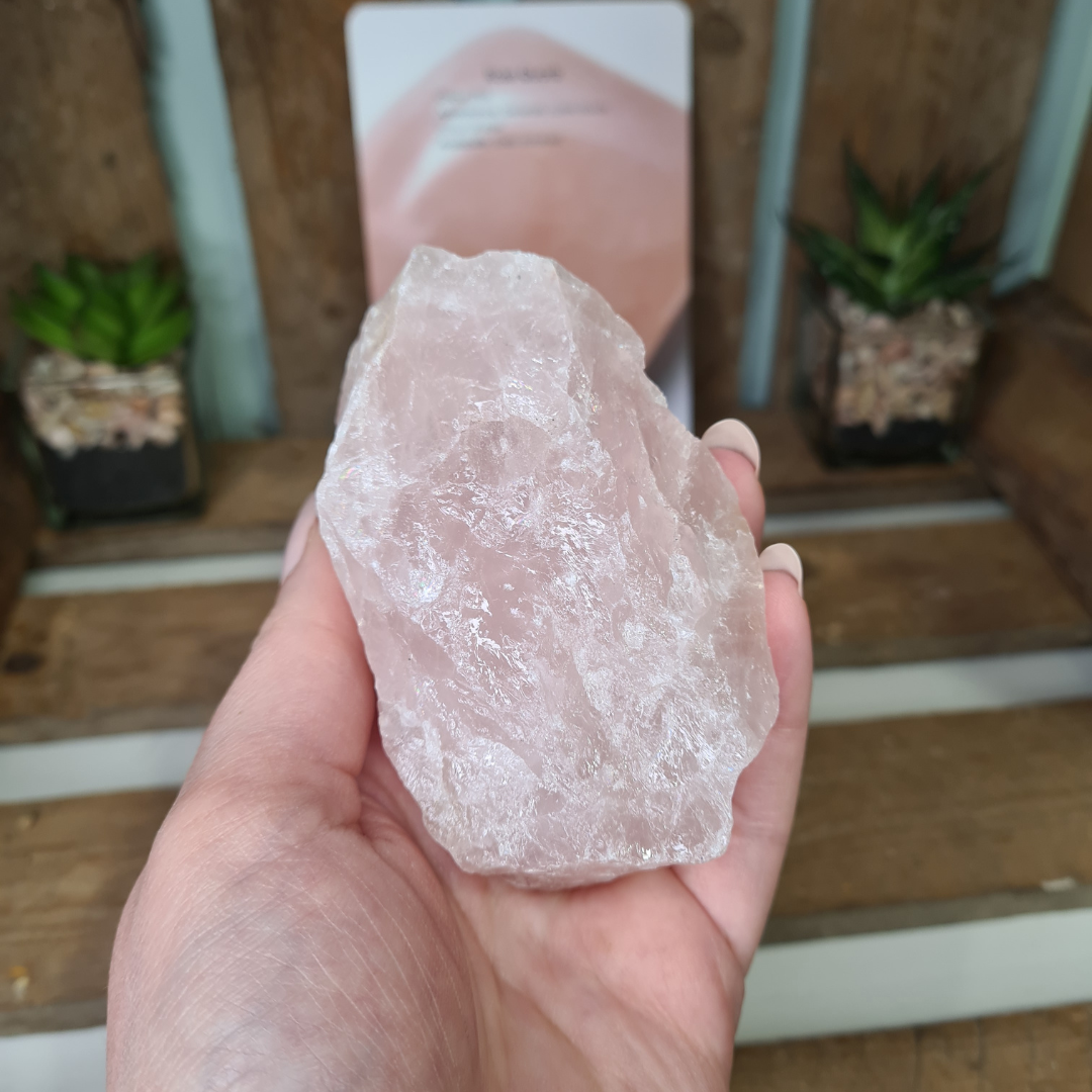 Earthstore® Rose Quartz Chunks STUNNING A GRADE (2 variations)