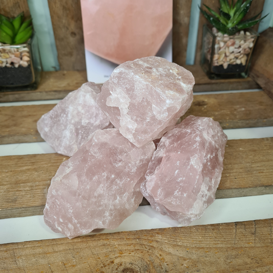 Earthstore® Rose Quartz Chunks STUNNING A GRADE (2 variations)