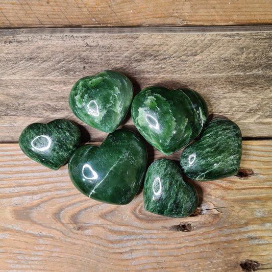 Earthstore® Afghan Jade (Nephrite) Hearts