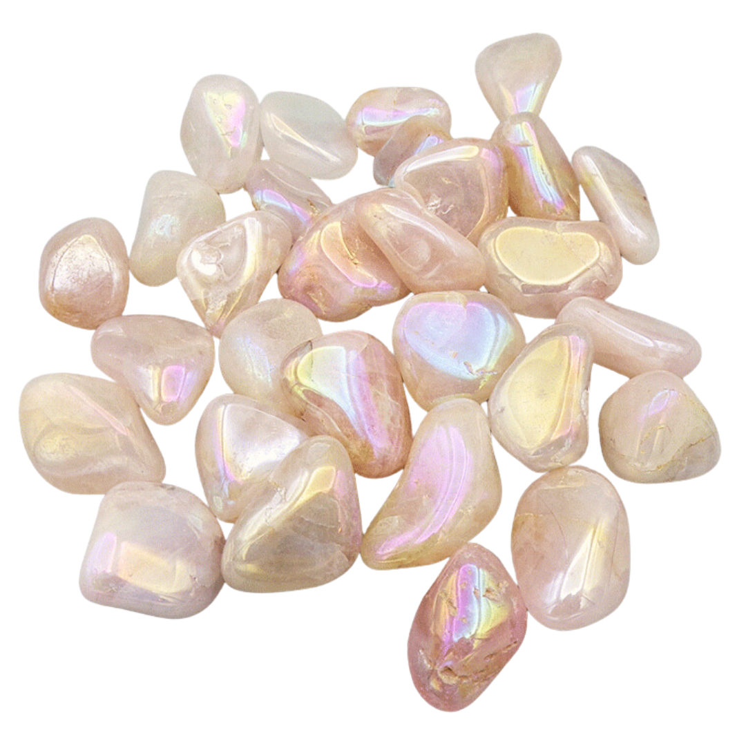 Rose Aura Quartz Tumblestones