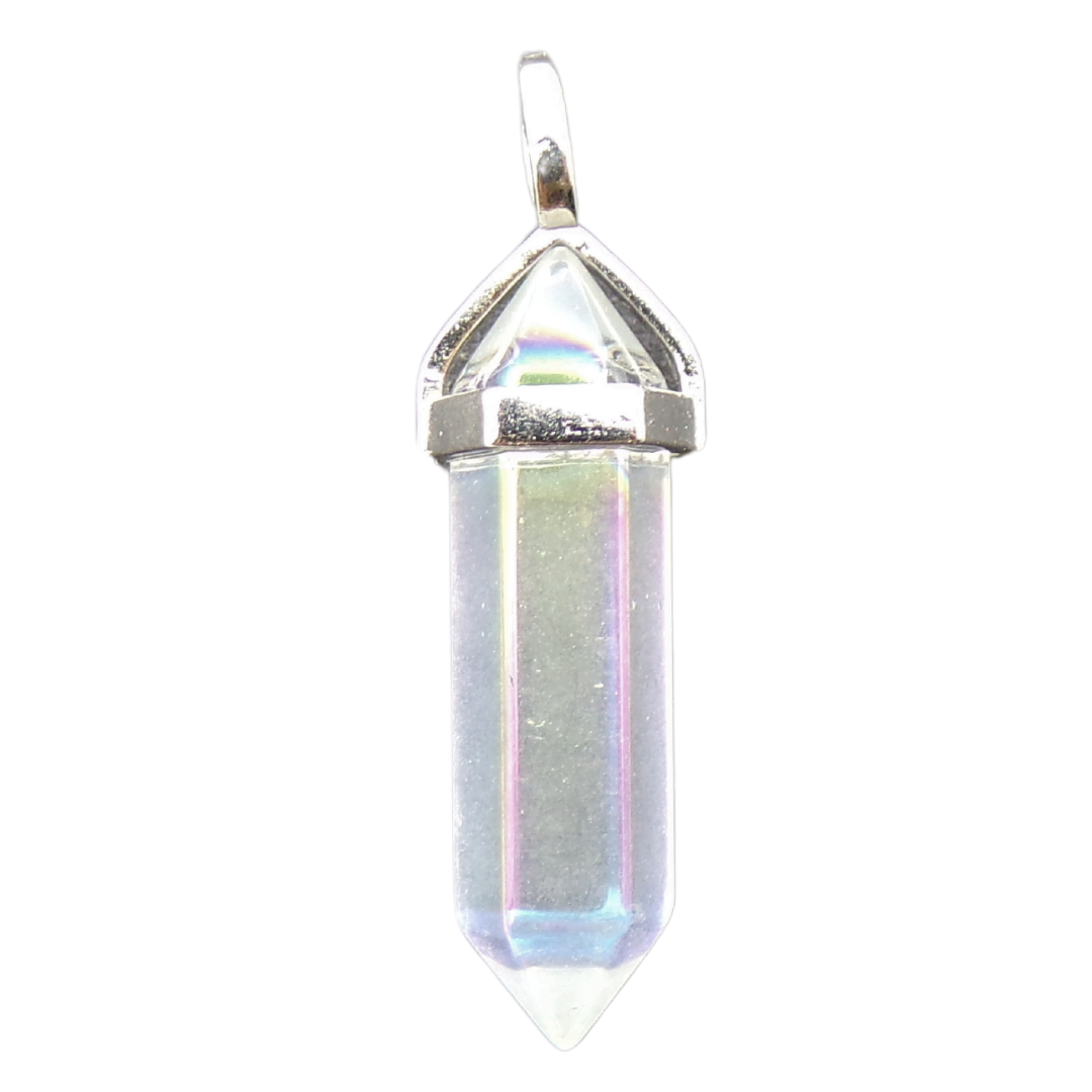 Angel Aura Quartz Fixed Point Pendant