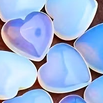 Opalite Heart - 20mm