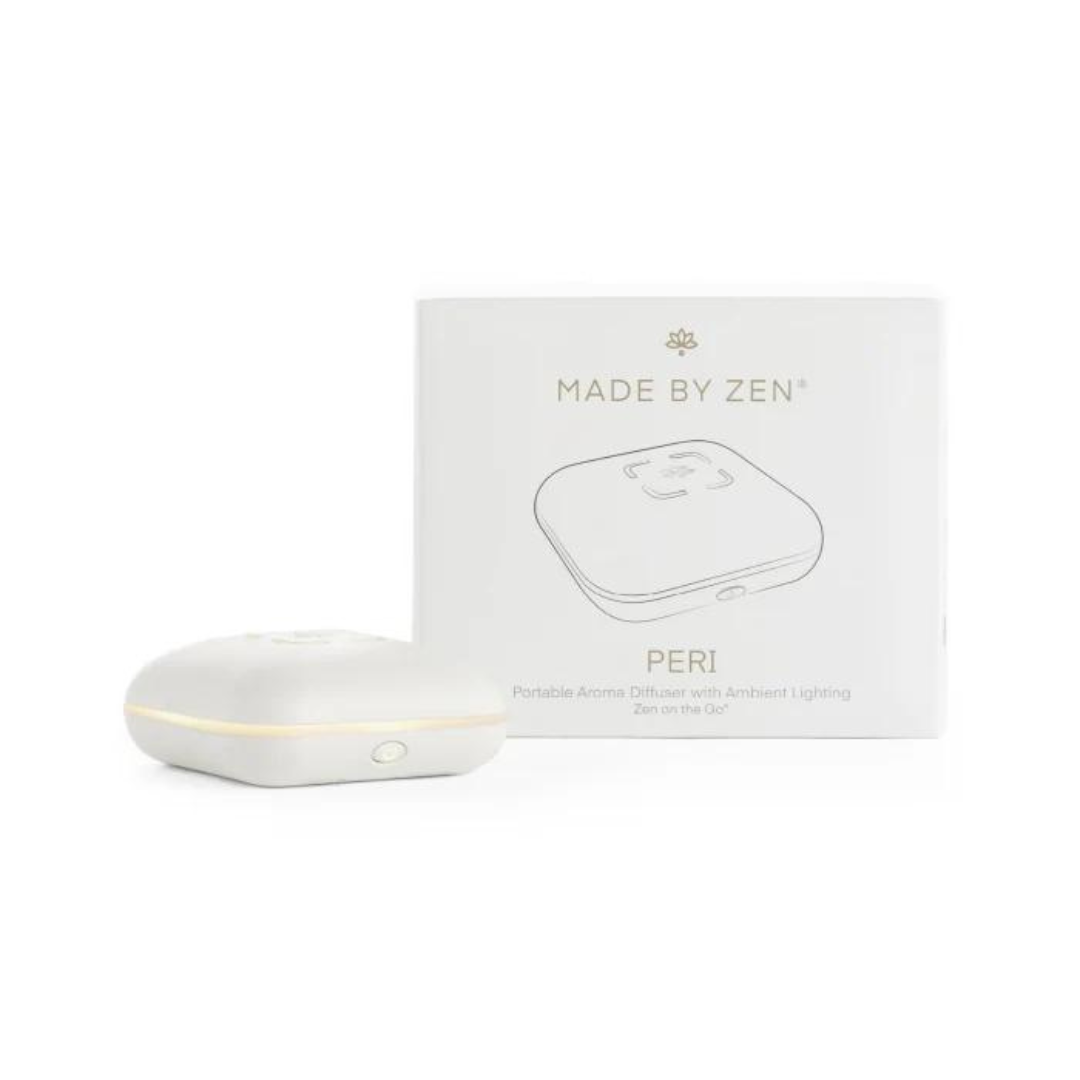 Earthstore® Made By Zen PERI white Portable Aroma Diffuser with Ambinet Lighting