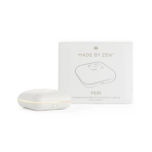 Earthstore® Made By Zen PERI white Portable Aroma Diffuser with Ambinet Lighting