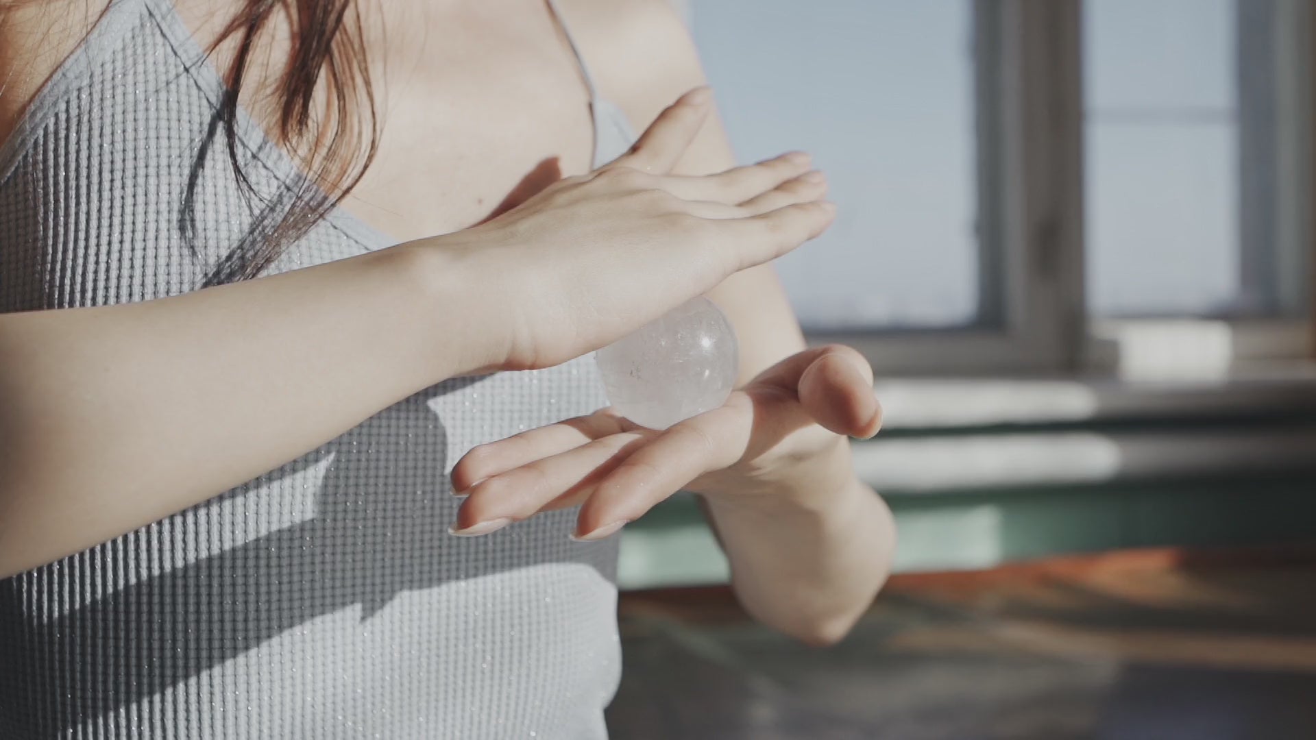 Load video: Crystal healing and mindfulness themed promotional video