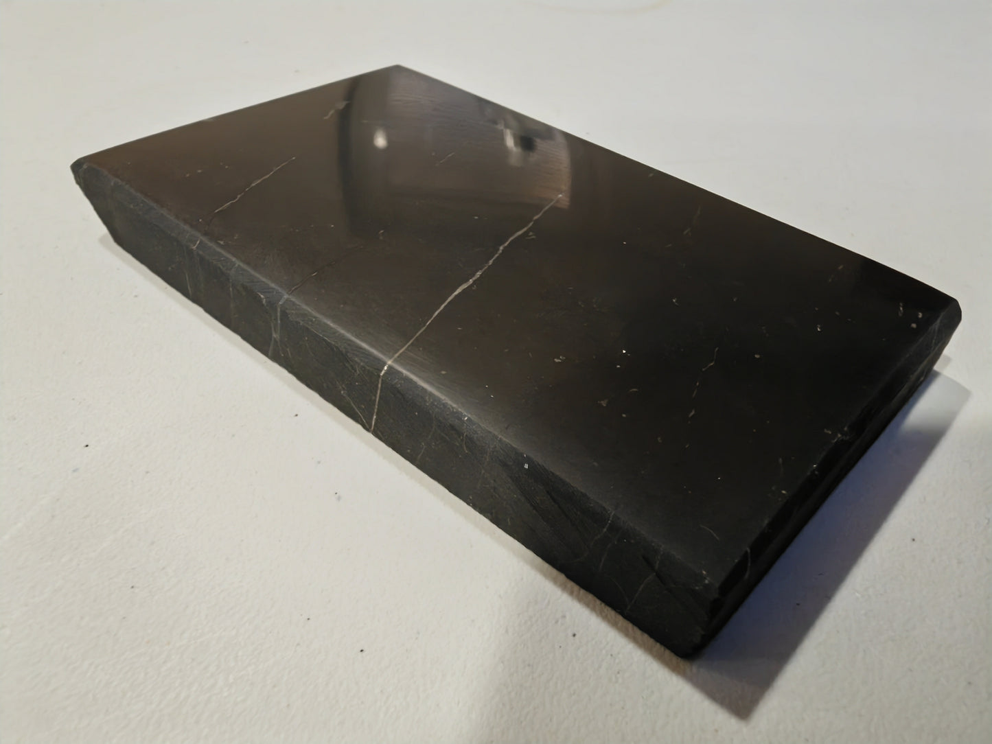 Earthstore® SHUNGITE PLATE - Polished smooth, EMF, Protection, Karelia, Russia C60