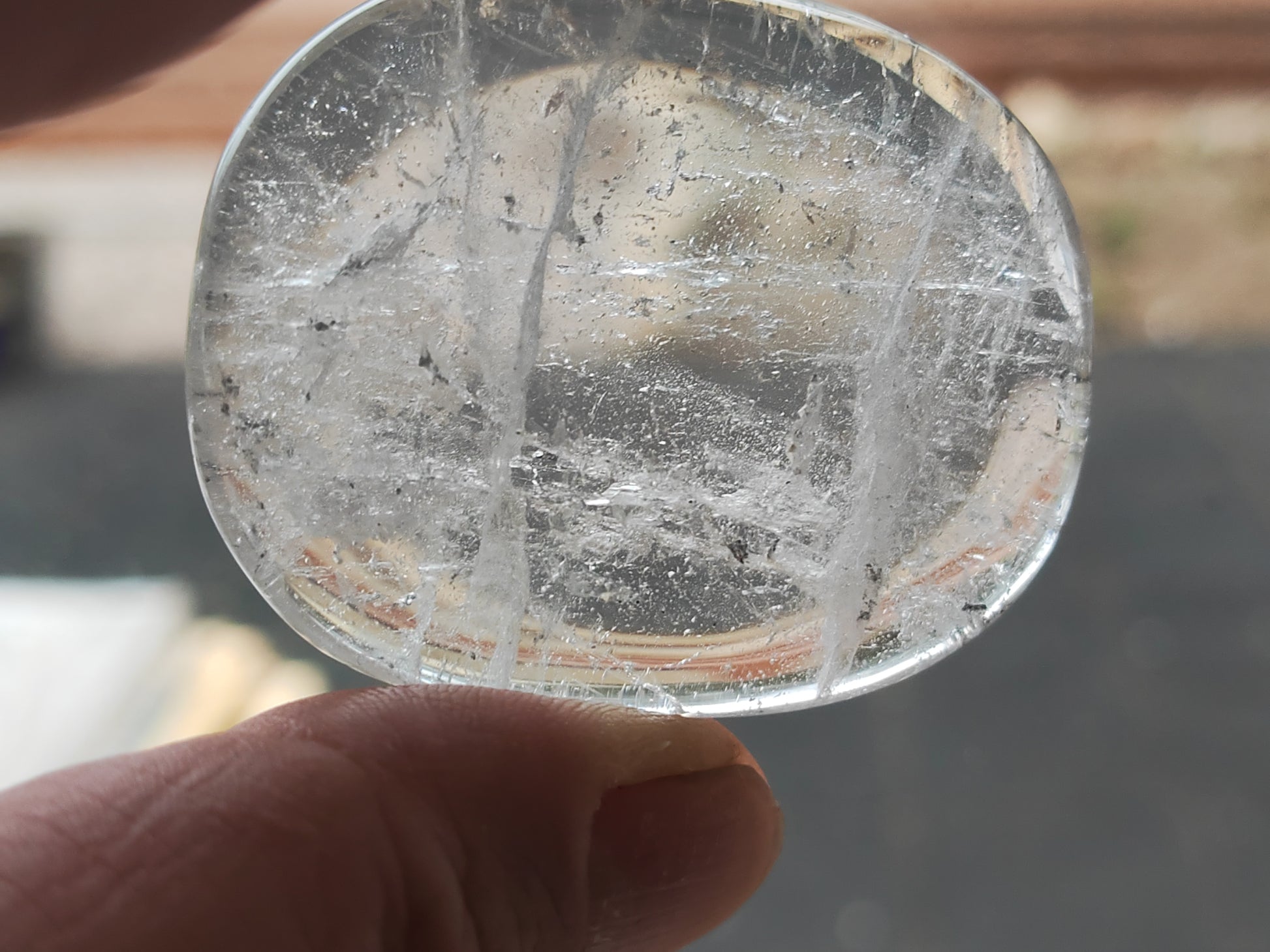 Earthstore® Clear Quartz Palm Stone (AAA Grade)