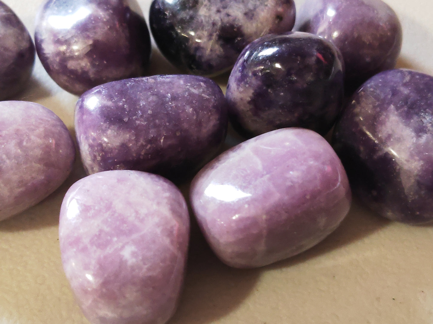 Lepidolite Tumblestone | Crystal of Calm, Transition & Emotional Balance