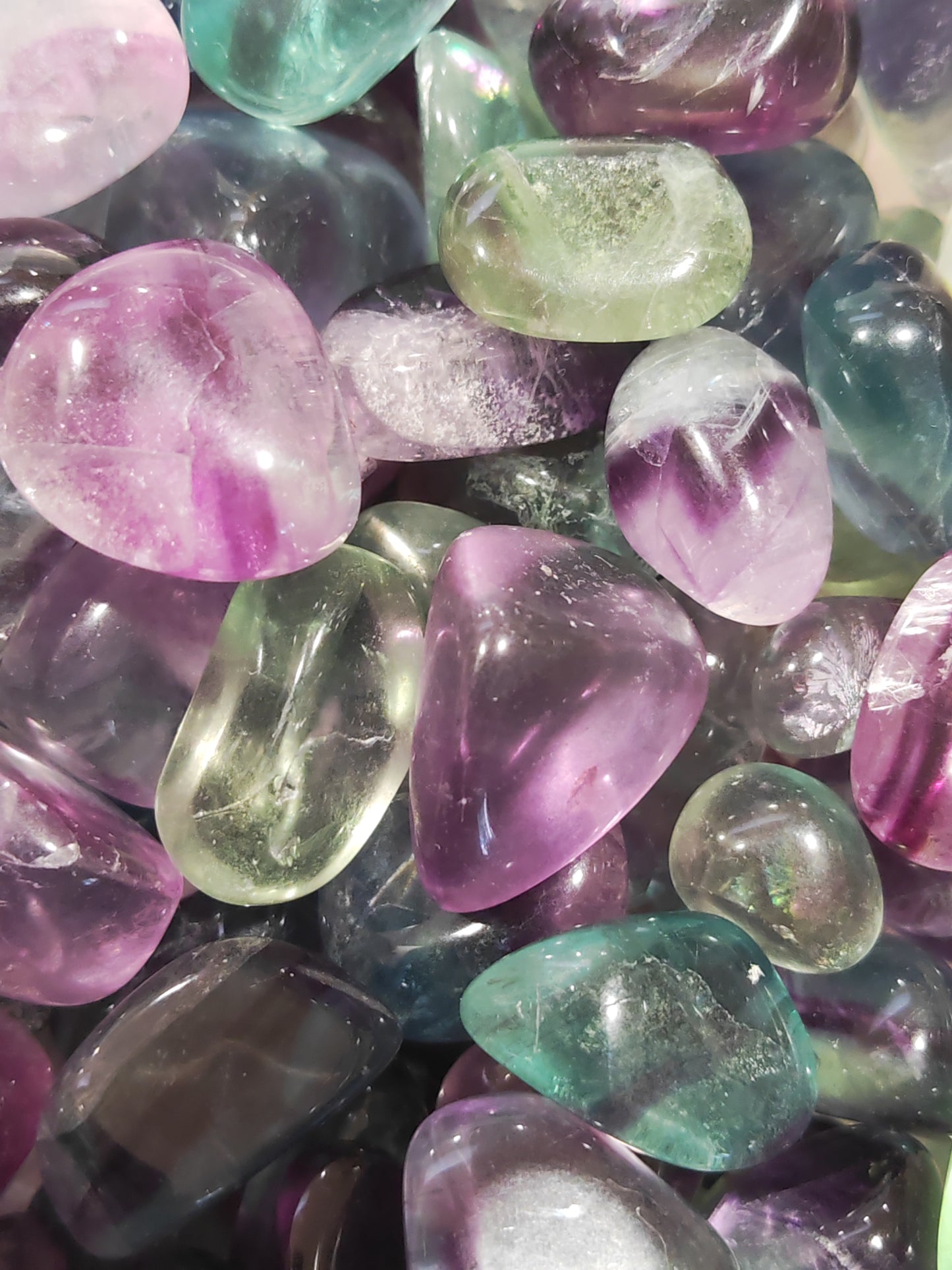 Earthstore® Fluorite - Tumblestone (Mexico) (High Grade Quality)