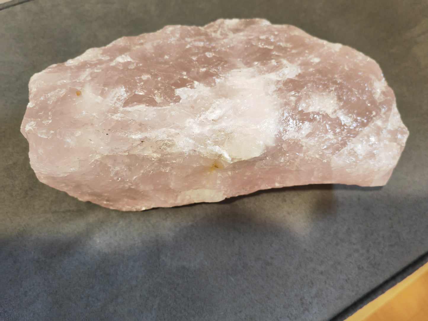 Rose Quartz AA Huge Display Natural Chunk - 5.1Kg,  260mm x 150mm - Madagascar