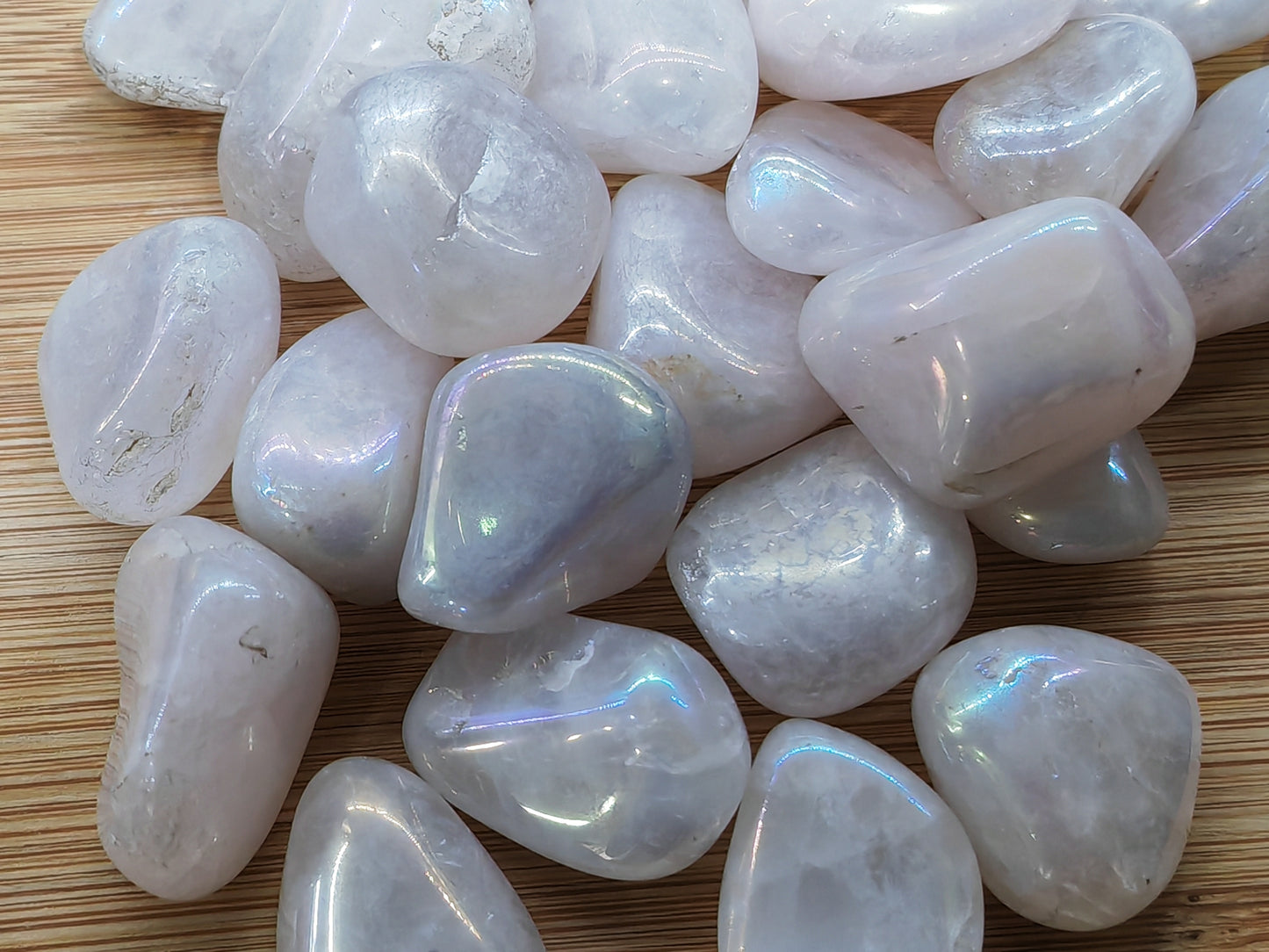 Rose Aura Quartz Tumblestones