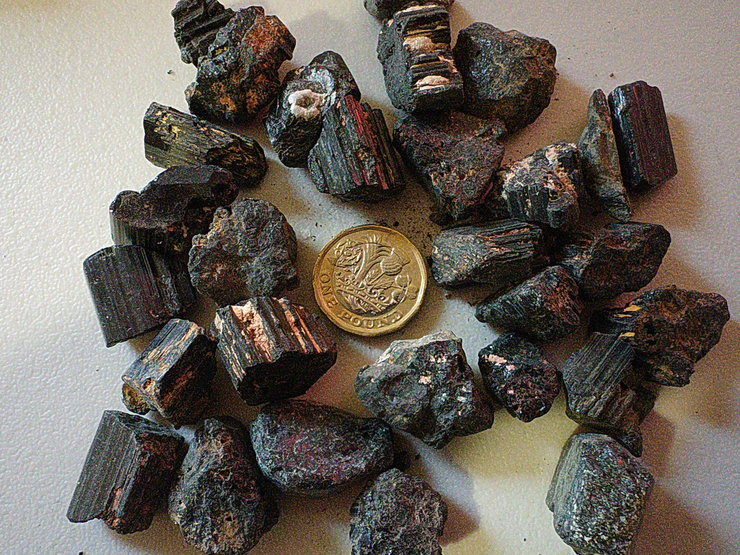 Tourmaline Raw Natural Crystal | Rough Stone of Protection, Grounding & Energetic Balance