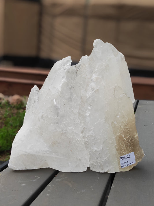 Earthstore® Selenite Angel Wing or Fishtail Upright Cut Base Formation Display 3.3Kg