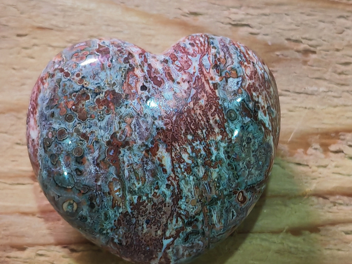 Earthstore® Poppy Jasper - Heart 40mm