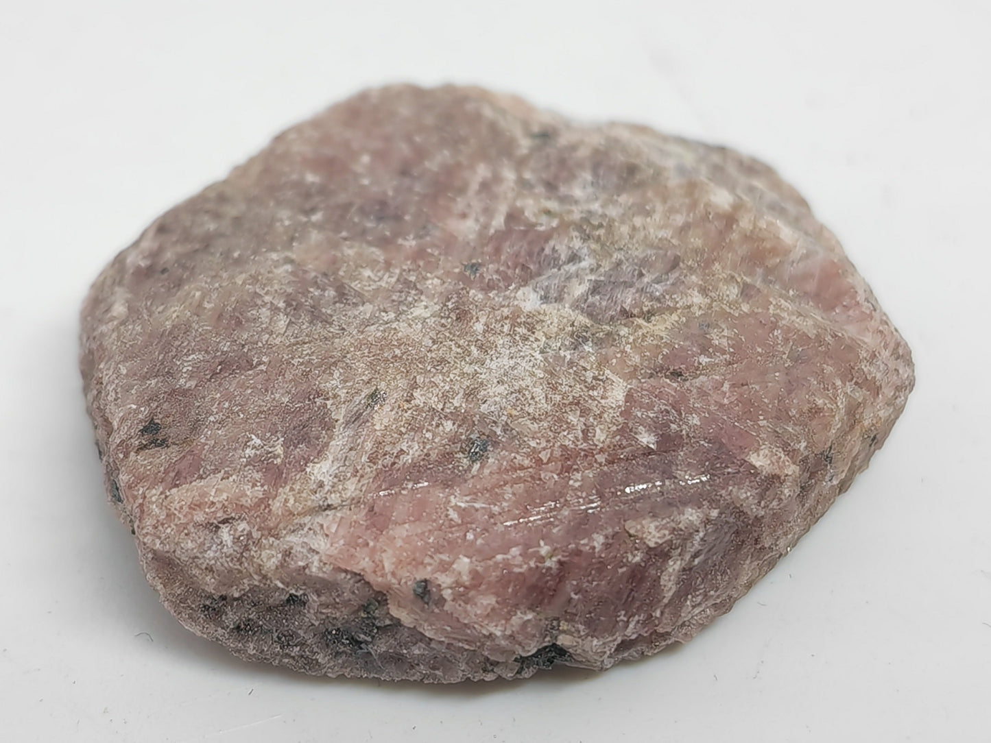Brown rock on a white background