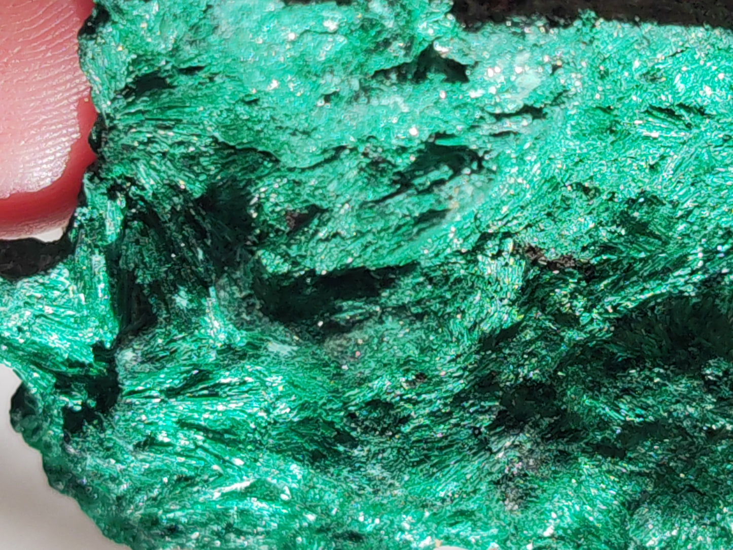 Malachite - Fibrous or Velvet Malachite | Crystal of Transformation, Protection & Heart Healing