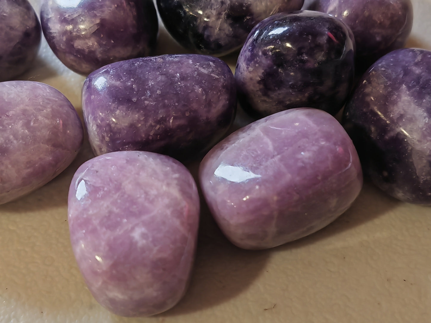 Lepidolite Tumblestone | Crystal of Calm, Transition & Emotional Balance