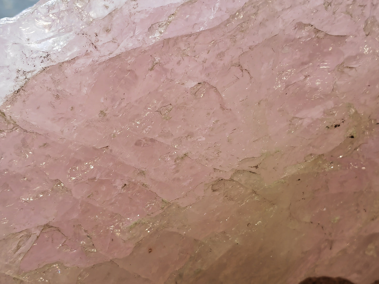 Rose Quartz AA Huge Display Natural Chunk - 5.1Kg,  260mm x 150mm - Madagascar
