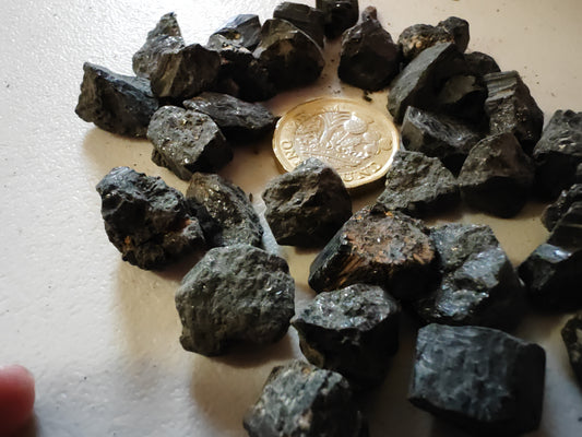 Tourmaline Raw Natural Crystal | Rough Stone of Protection, Grounding & Energetic Balance