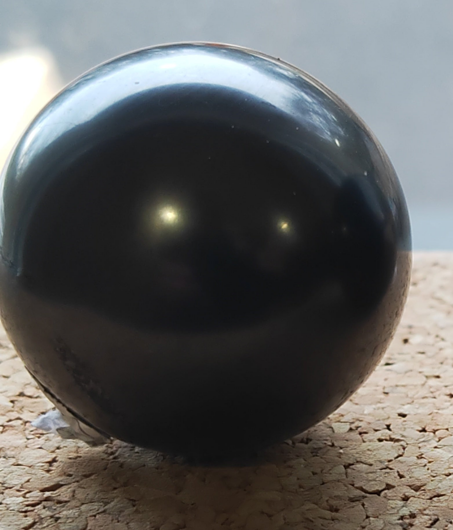 Earthstore® SHUNGITE Sphere - Polished smooth, EMF, Protection, Karelia, Russia C60