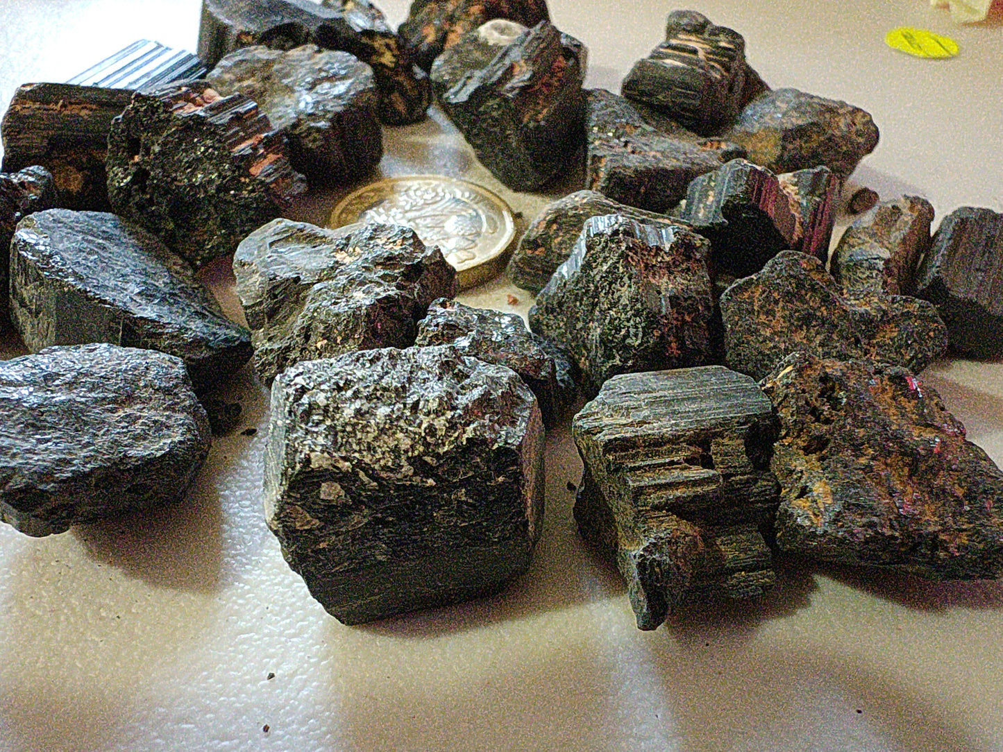 Tourmaline Raw Natural Crystal | Rough Stone of Protection, Grounding & Energetic Balance