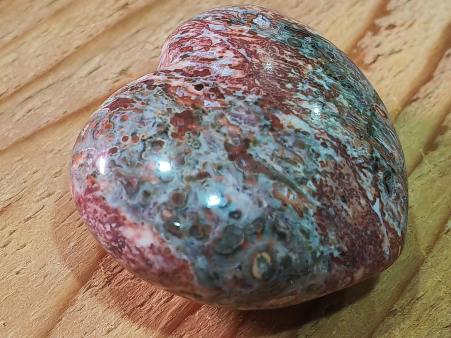 Earthstore® Poppy Jasper - Heart 40mm