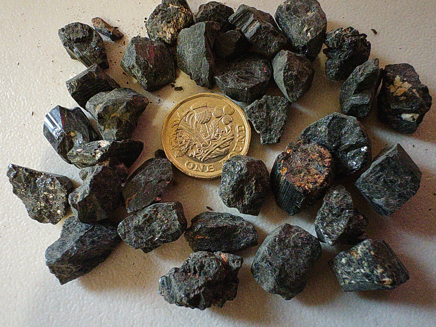 Tourmaline Raw Natural Crystal | Rough Stone of Protection, Grounding & Energetic Balance