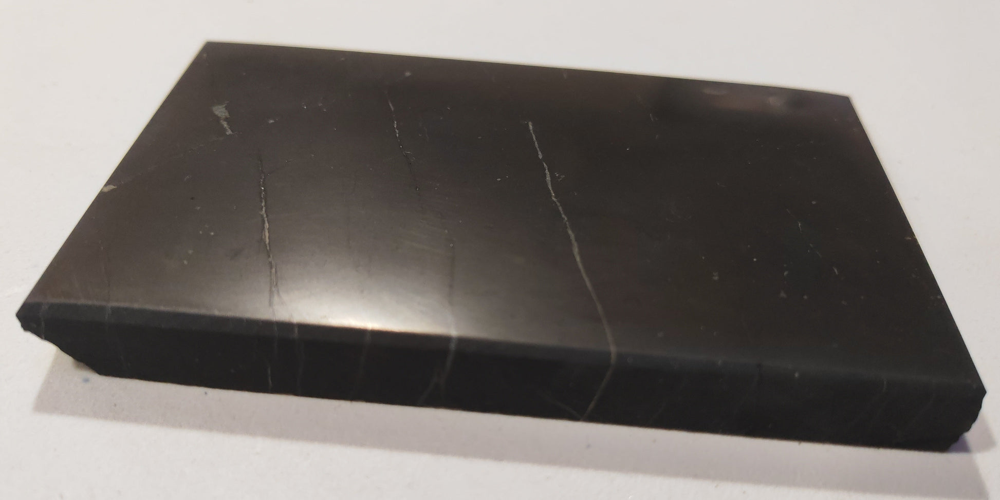 Earthstore® SHUNGITE PLATE - Polished smooth, EMF, Protection, Karelia, Russia C60