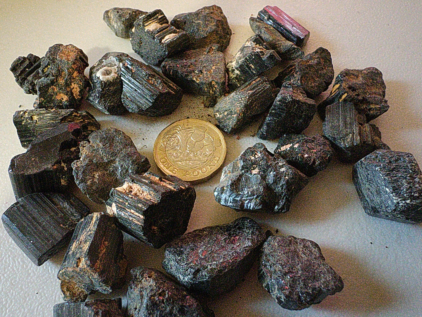 Tourmaline Raw Natural Crystal | Rough Stone of Protection, Grounding & Energetic Balance