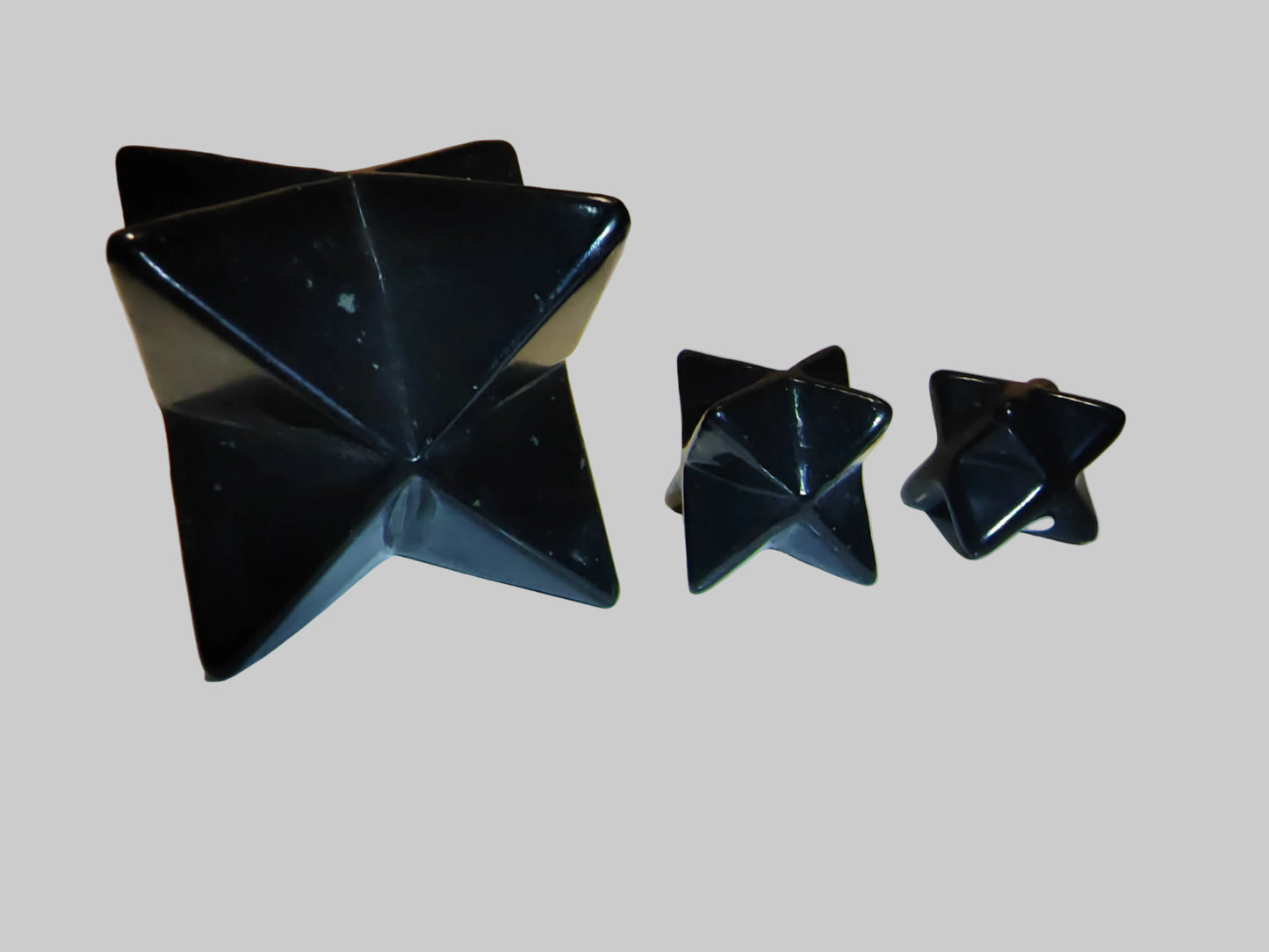 shungite merkaba star shapes
