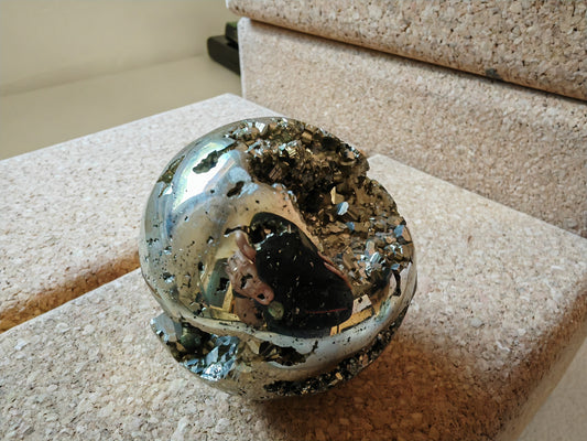 Pyrite Sphere 62mm Stunning Graded PREMIUM 540gm