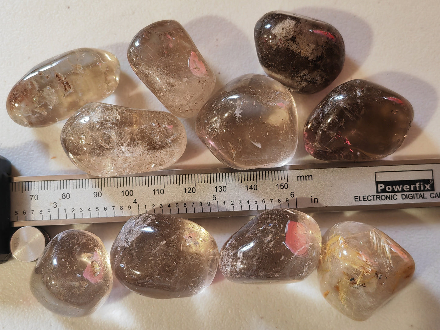 Smoky (Smokey) Quartz - Tumblestone A Grade - BRAZIL