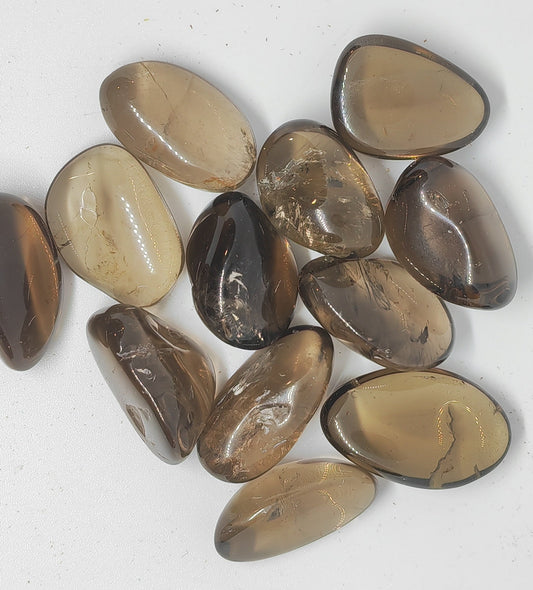 Earthstore® STOCK Smoky (Smokey) Quartz - Tumblestone AA Grade