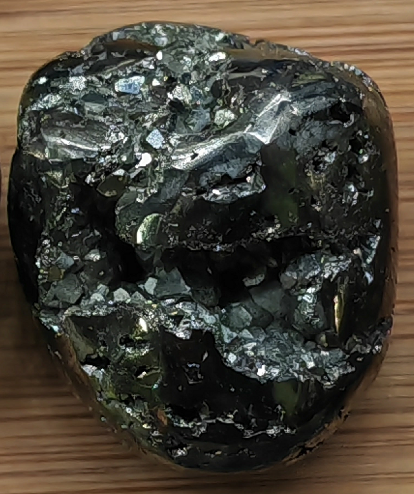 Pyrite Druzy Tumblestones AA Grade (mini spheres)