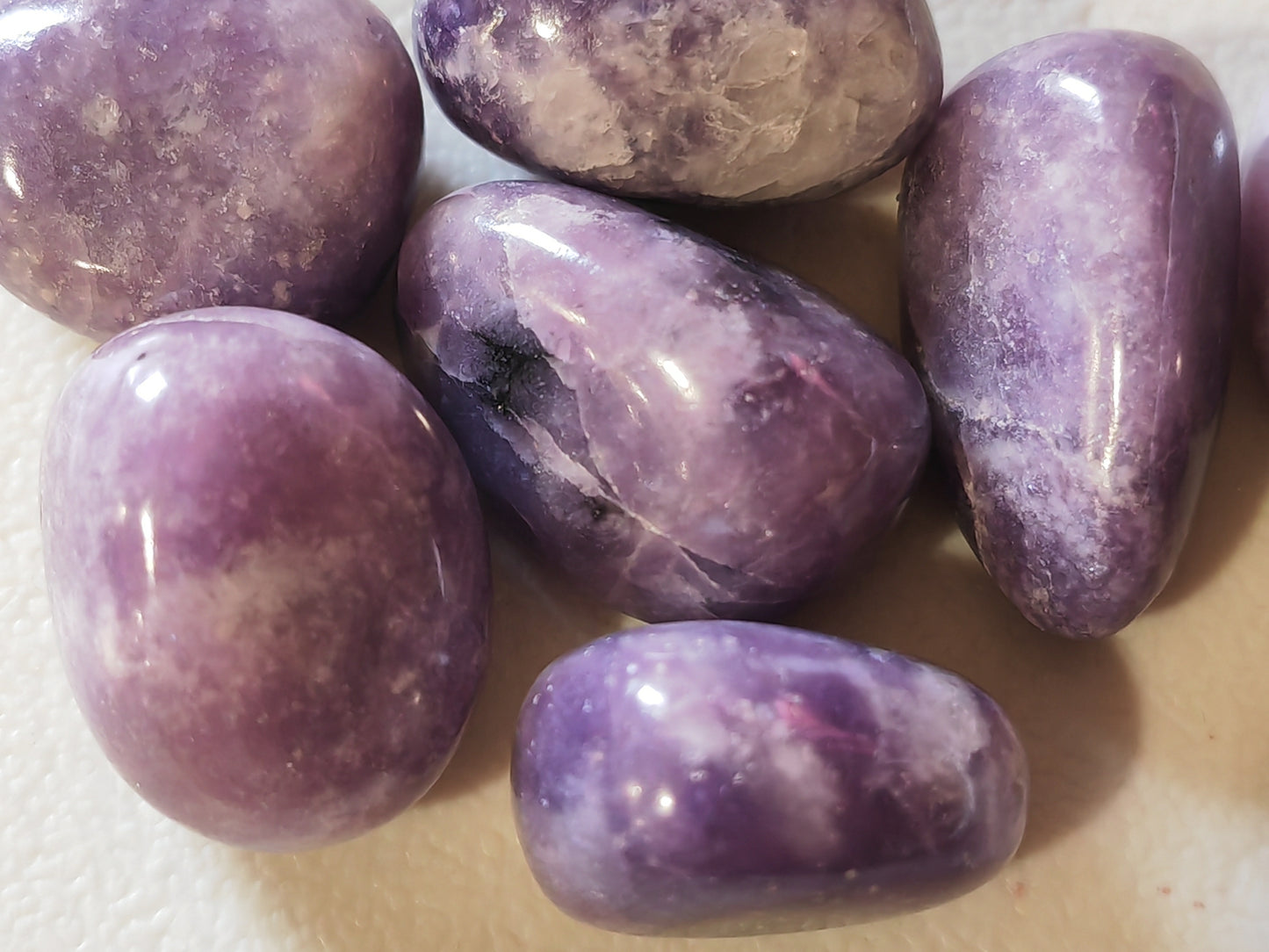 Lepidolite Tumblestone | Crystal of Calm, Transition & Emotional Balance