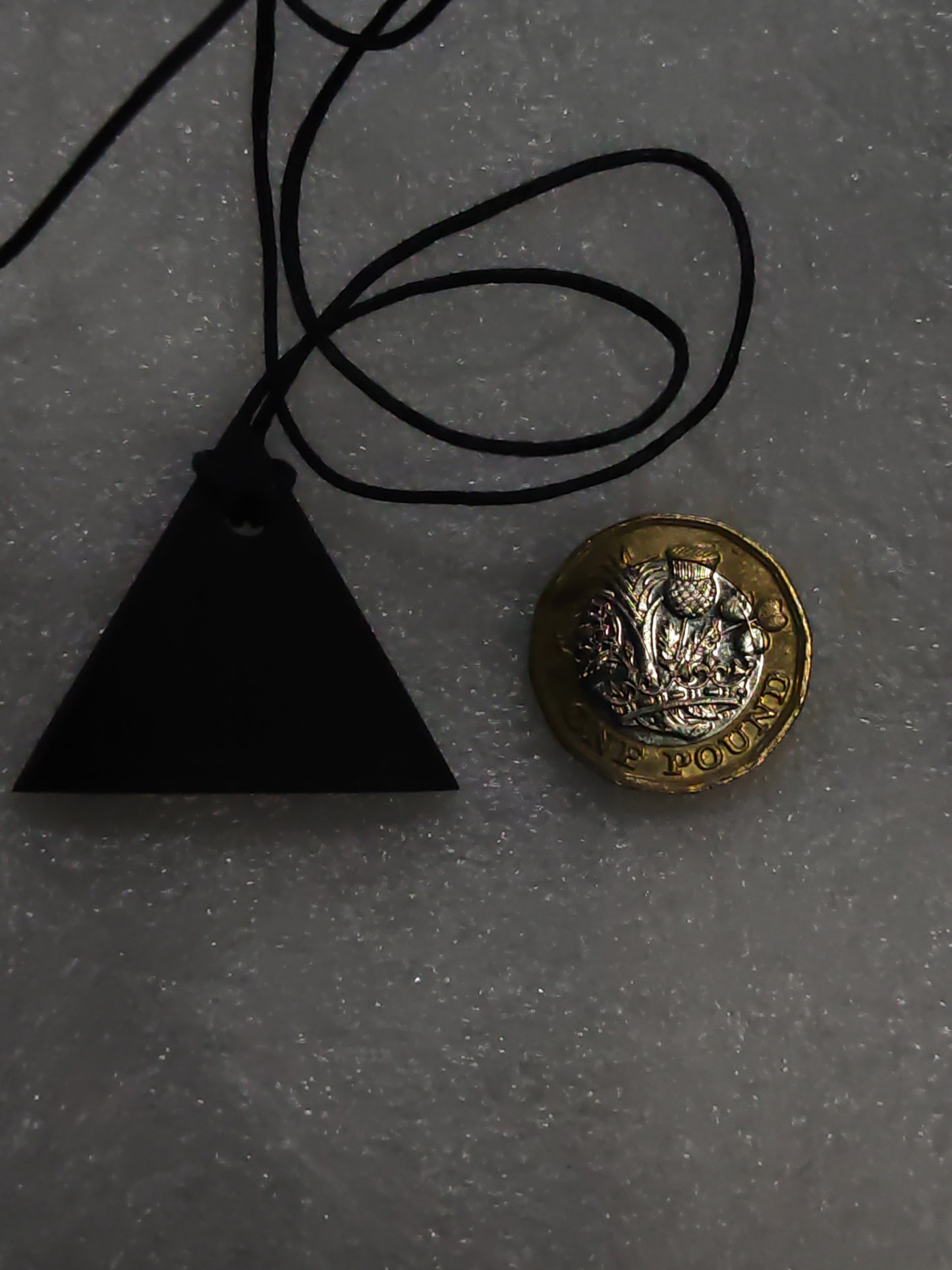Shungite FEMALE or MALE PYRAMID Pendant & Necklace - Protection, Grounding & Everyday Energy | 2 sizes